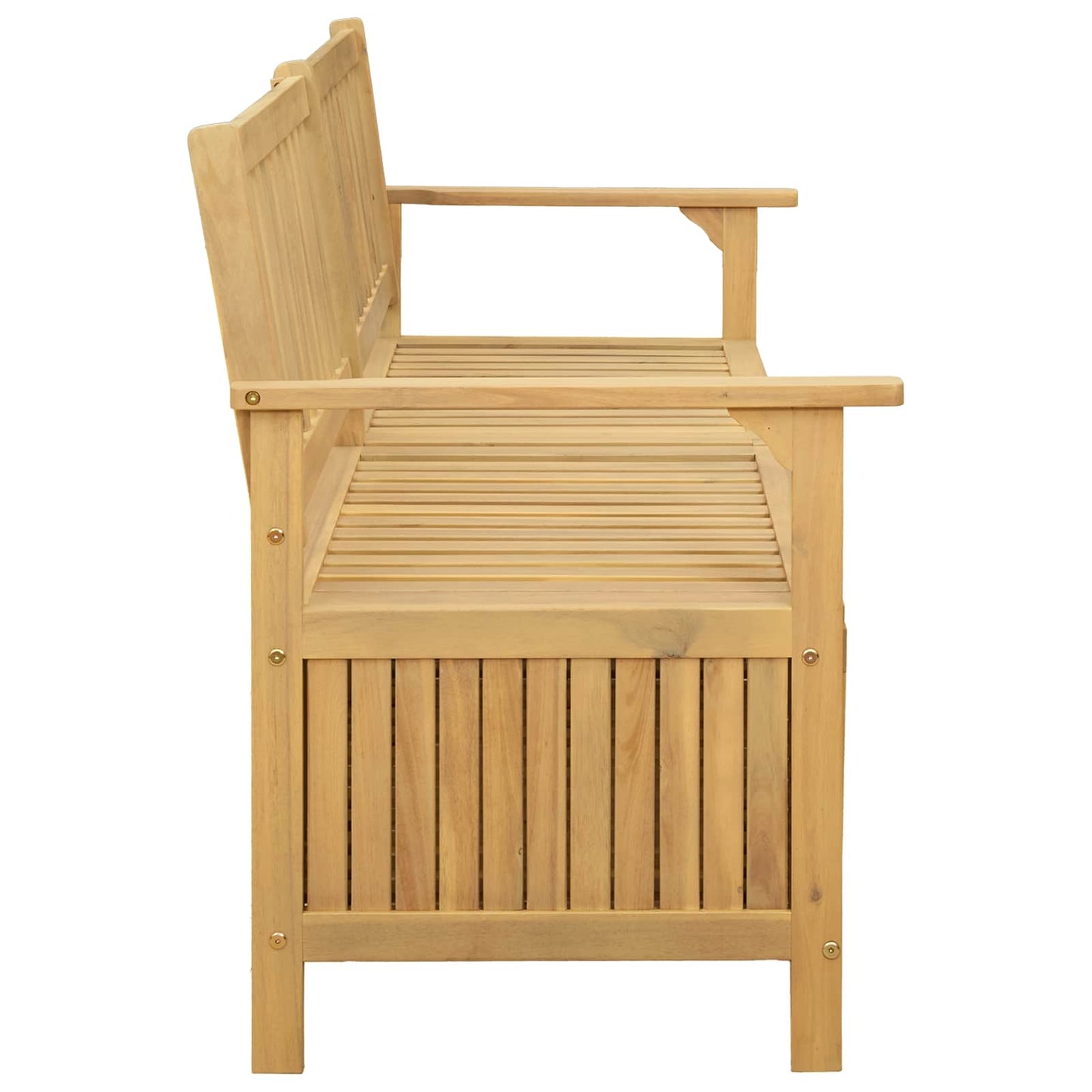 Panchina con contenitore 148 x 63 x 84 cm Acacia Solido | homemem39