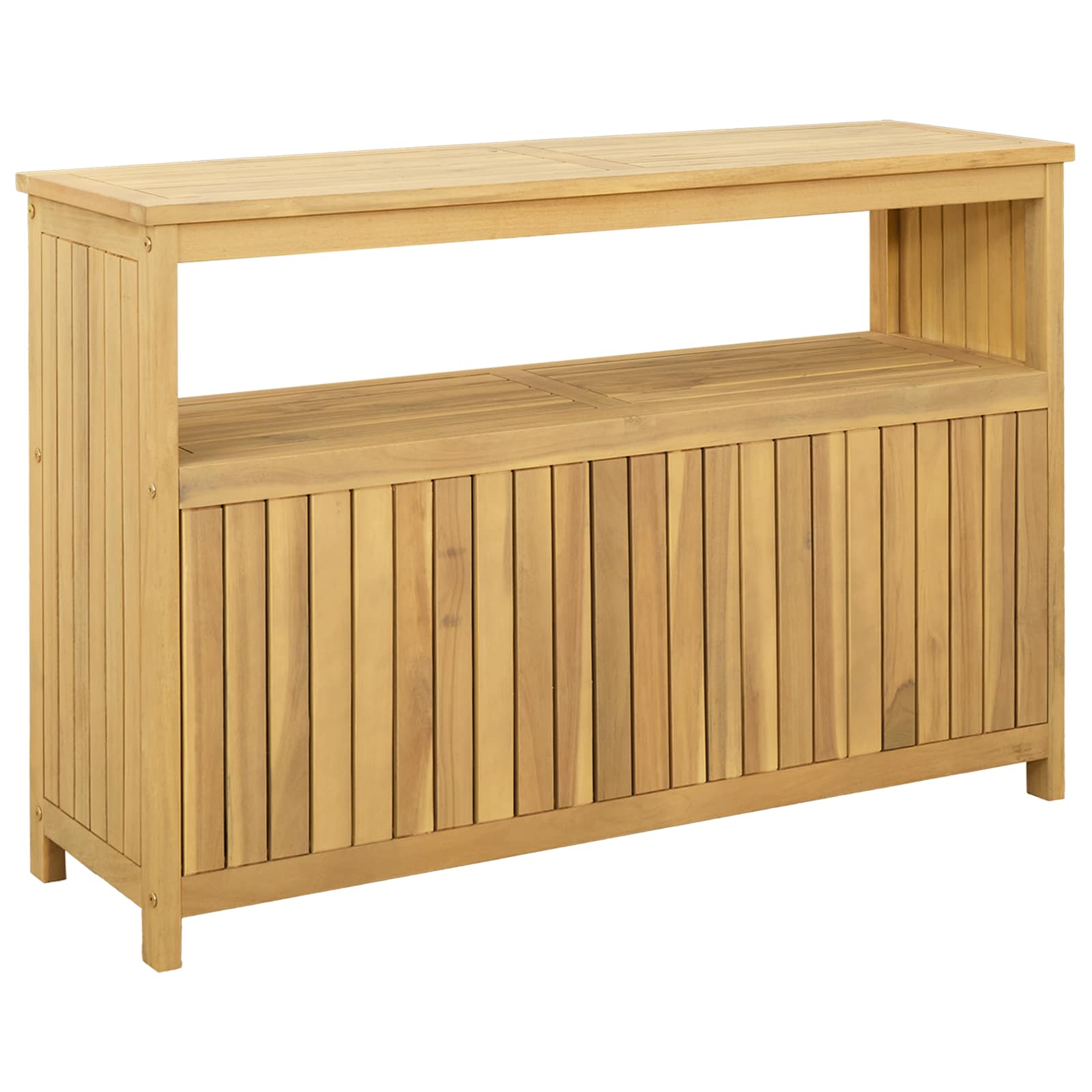 Tavolo consolle da giardino Acacia chiaro 110 x 35 x 75 cm | homemem39