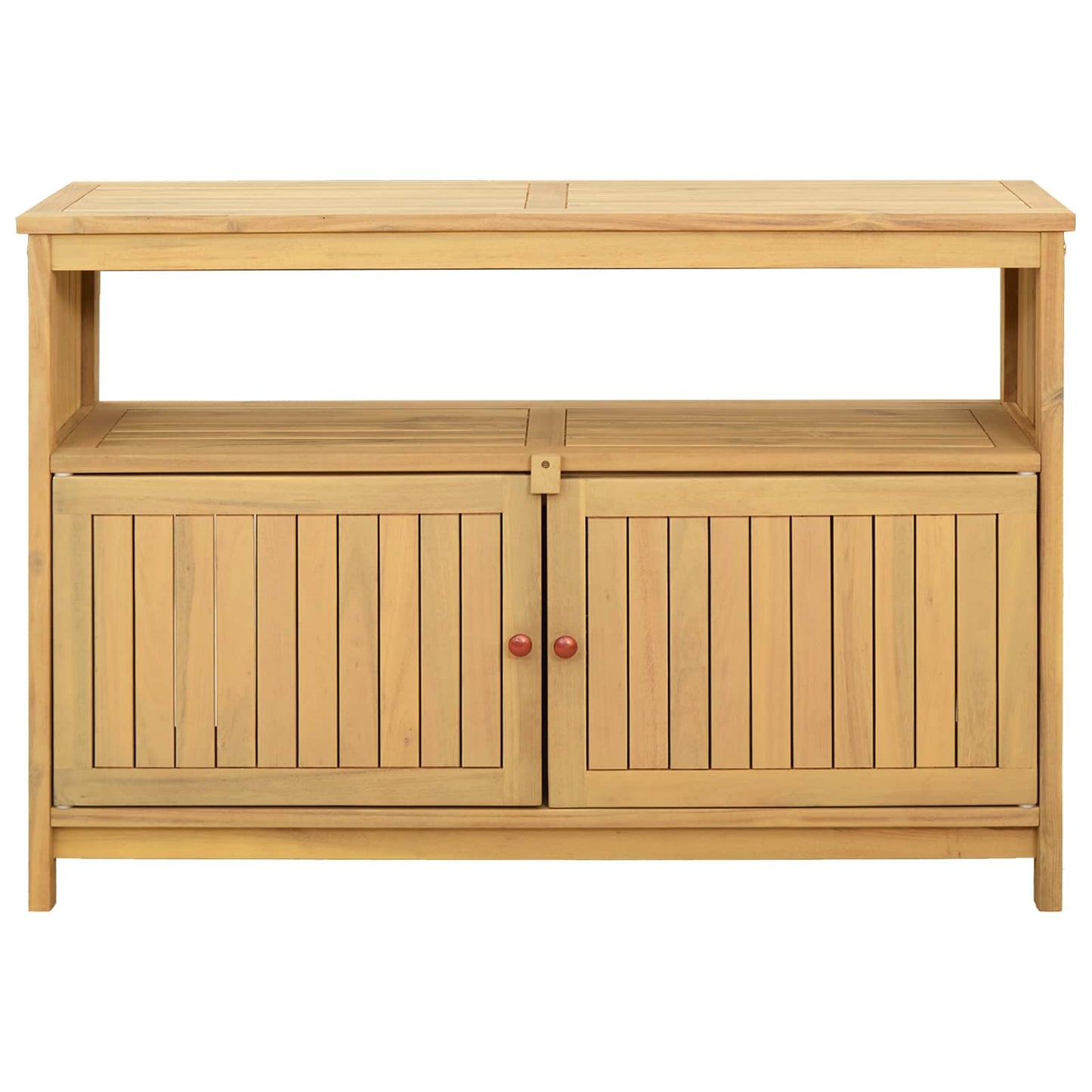 Tavolo consolle da giardino Acacia chiaro 110 x 35 x 75 cm | homemem39