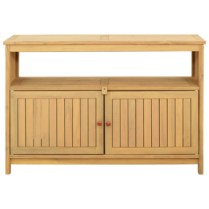 Tavolo consolle da giardino Acacia chiaro 110 x 35 x 75 cm | homemem39