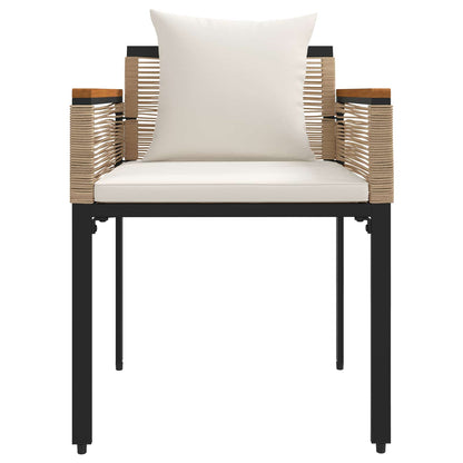 Set di Mobili da Esterno Beige e Bianco Crema polyrattan | homemem39