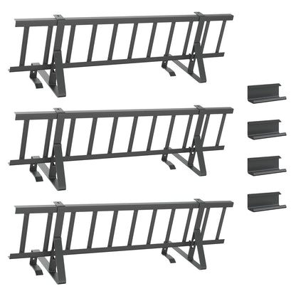 Guardia per neve sul tetto Antracite 300 x 29,5 x 34,5 cm | homemem39