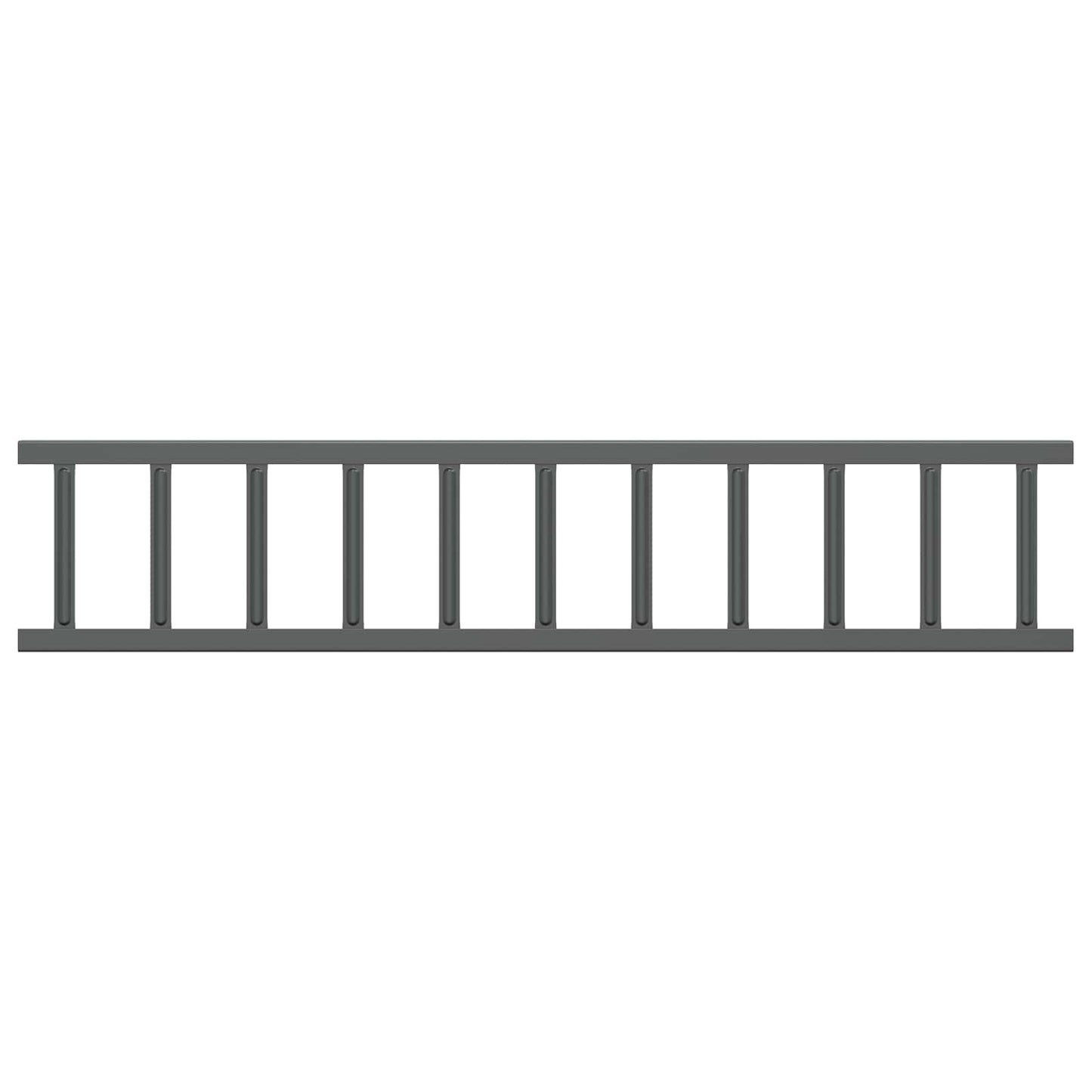 Guardia per neve sul tetto Antracite 100 x 2,5 x 20 cm Acciaio | homemem39