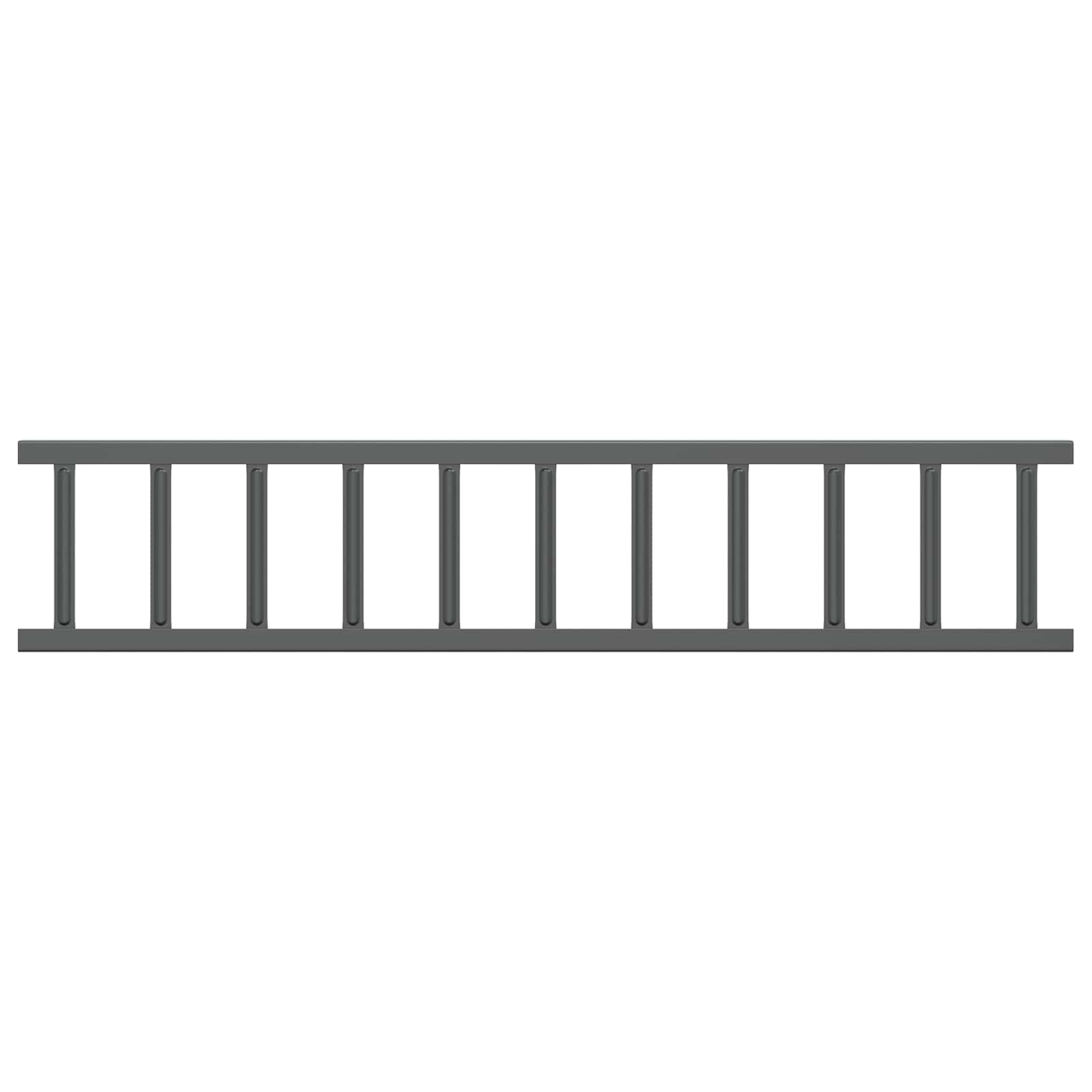 Guardia per neve sul tetto Antracite 100 x 2,5 x 20 cm Acciaio | homemem39
