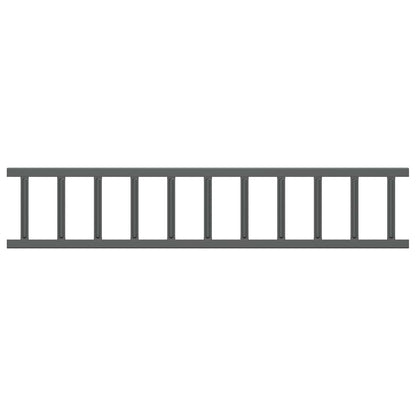 Guardia per neve sul tetto Antracite 100 x 2,5 x 20 cm Acciaio | homemem39