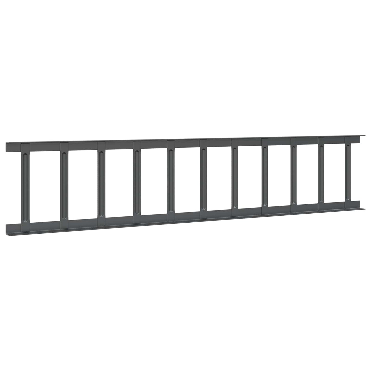 Guardia per neve sul tetto Antracite 1200 x 2,5 x 20 cm Acciaio | homemem39