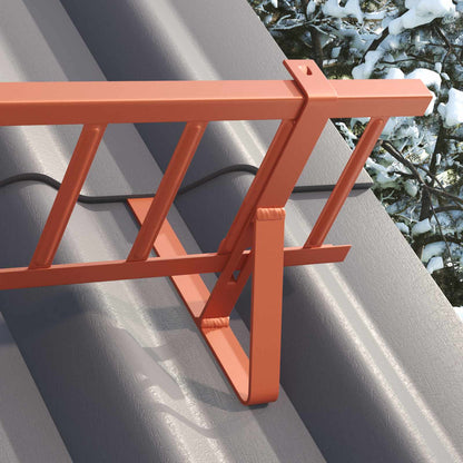Supporto per guardia della neve 2 pcs Rosso 29,5 x 3 x 34,5 cm