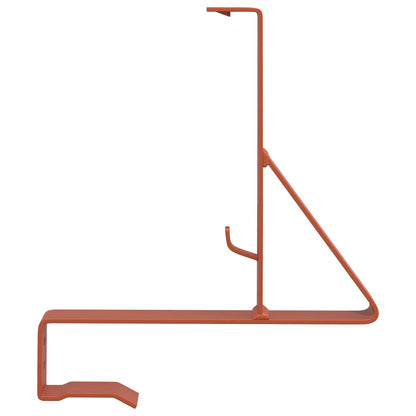 Supporto per guardia della neve 12 pcs Rosso 29,5 x 3 x 34,5 cm | homemem39