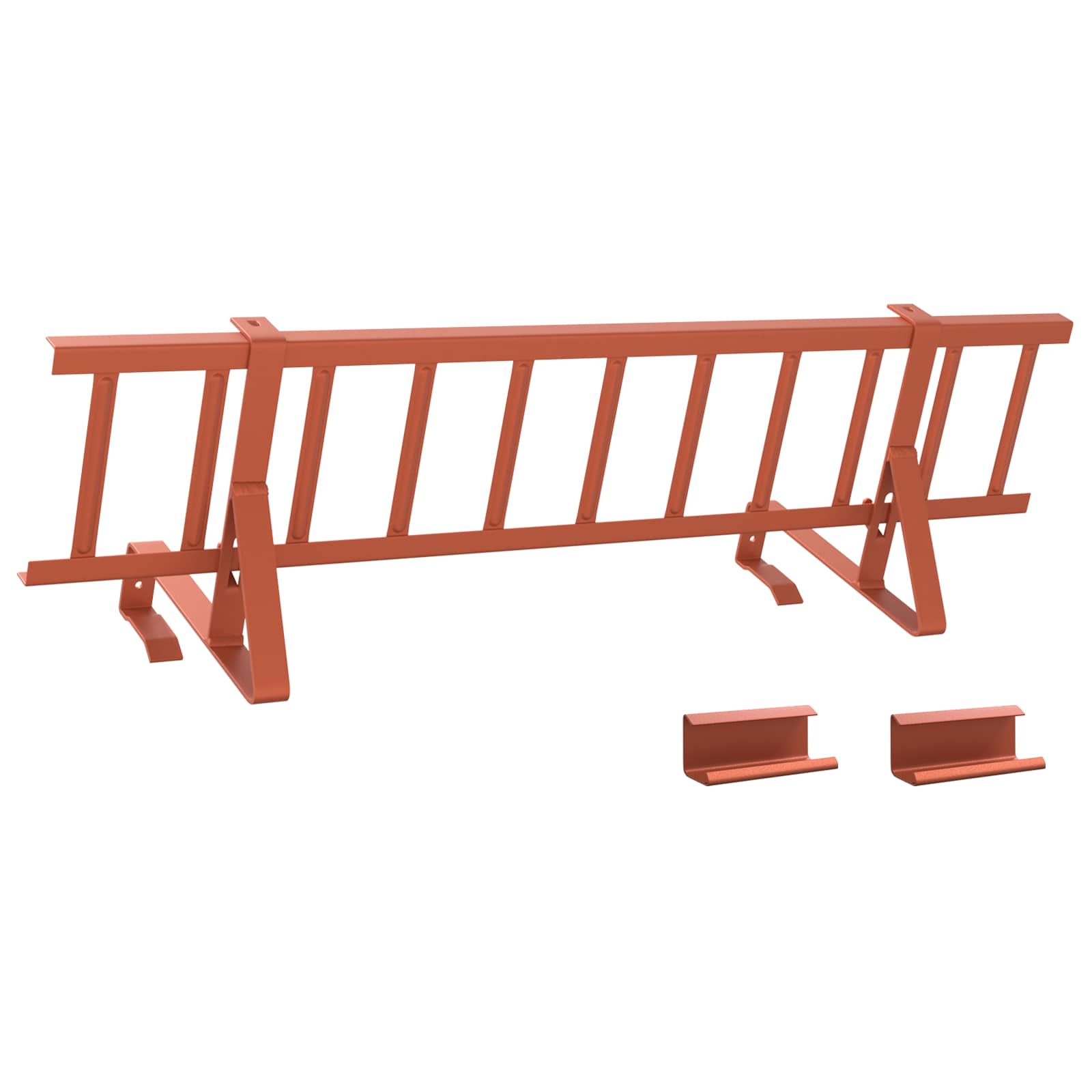 Guardia per neve sul tetto Rosso 800 x 29,5 x 34,5 cm Acciaio | homemem39