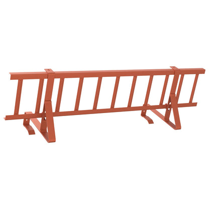 Guardia per neve sul tetto Rosso 800 x 29,5 x 34,5 cm Acciaio | homemem39