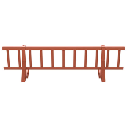 Guardia per neve sul tetto Rosso 800 x 29,5 x 34,5 cm Acciaio