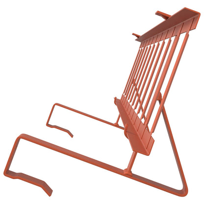 Guardia per neve sul tetto Rosso 800 x 29,5 x 34,5 cm Acciaio