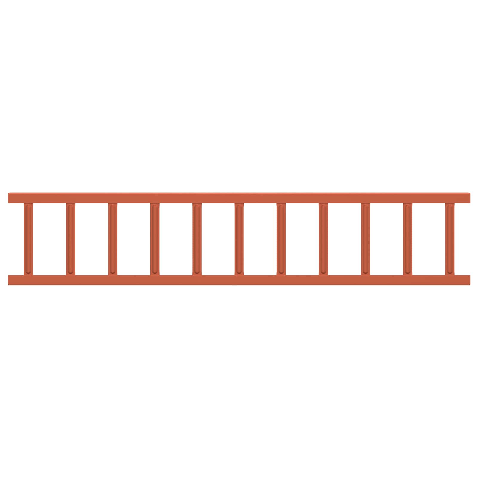 Guardia per neve sul tetto Rosso 1200 x 2,5 x 20 cm Acciaio | homemem39