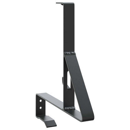 Supporto per guardia della neve 2 pcs Nero 29,5 x 3 x 34,5 cm | homemem39