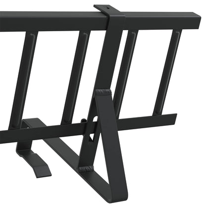 Guardia per neve sul tetto Nero 100 x 29,5 x 34,5 cm Acciaio | homemem39
