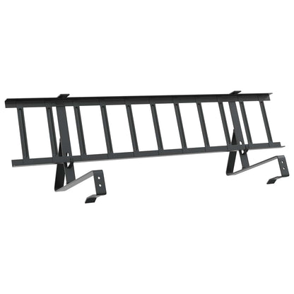 Guardia per neve sul tetto Nero 100 x 29,5 x 34,5 cm Acciaio | homemem39