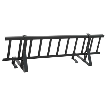 Guardia per neve sul tetto Nero 300 x 29,5 x 34,5 cm Acciaio | homemem39