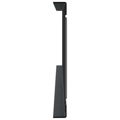 Guardia per neve sul tetto Nero 300 x 2,5 x 20 cm Acciaio | homemem39