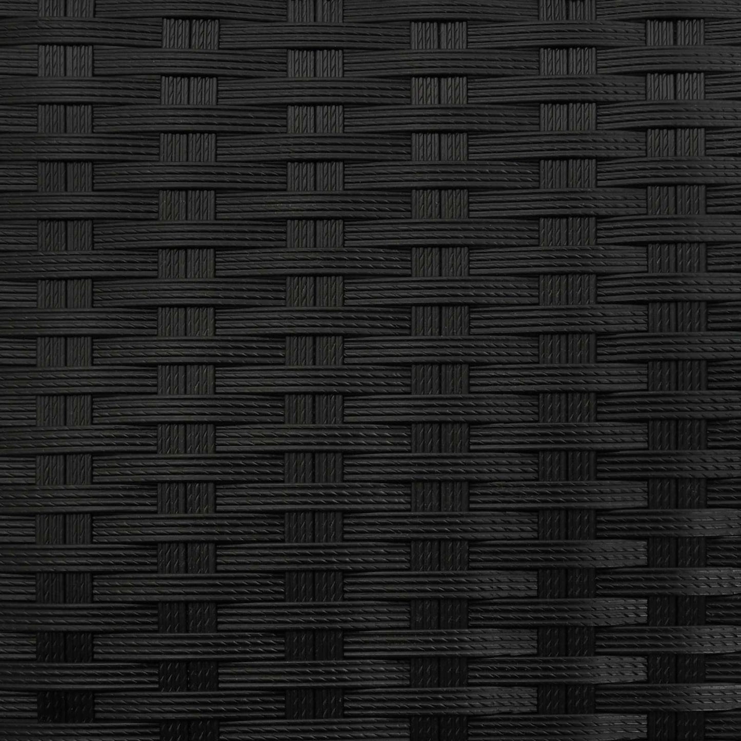 Vasetto alto Nero 55 x 22 x 70 cm polyrattan | homemem39