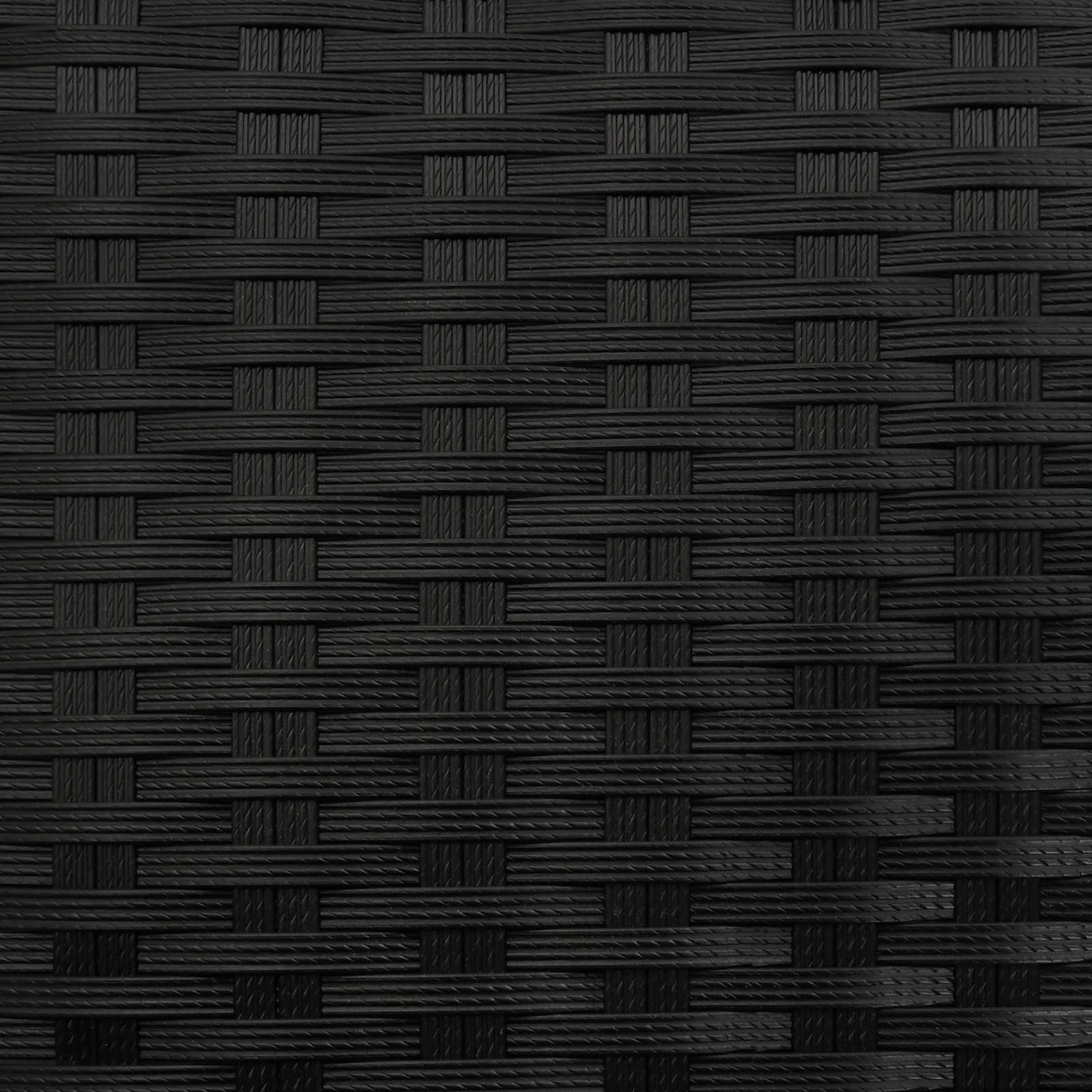 Vasetto alto Nero 55 x 22 x 70 cm polyrattan | homemem39