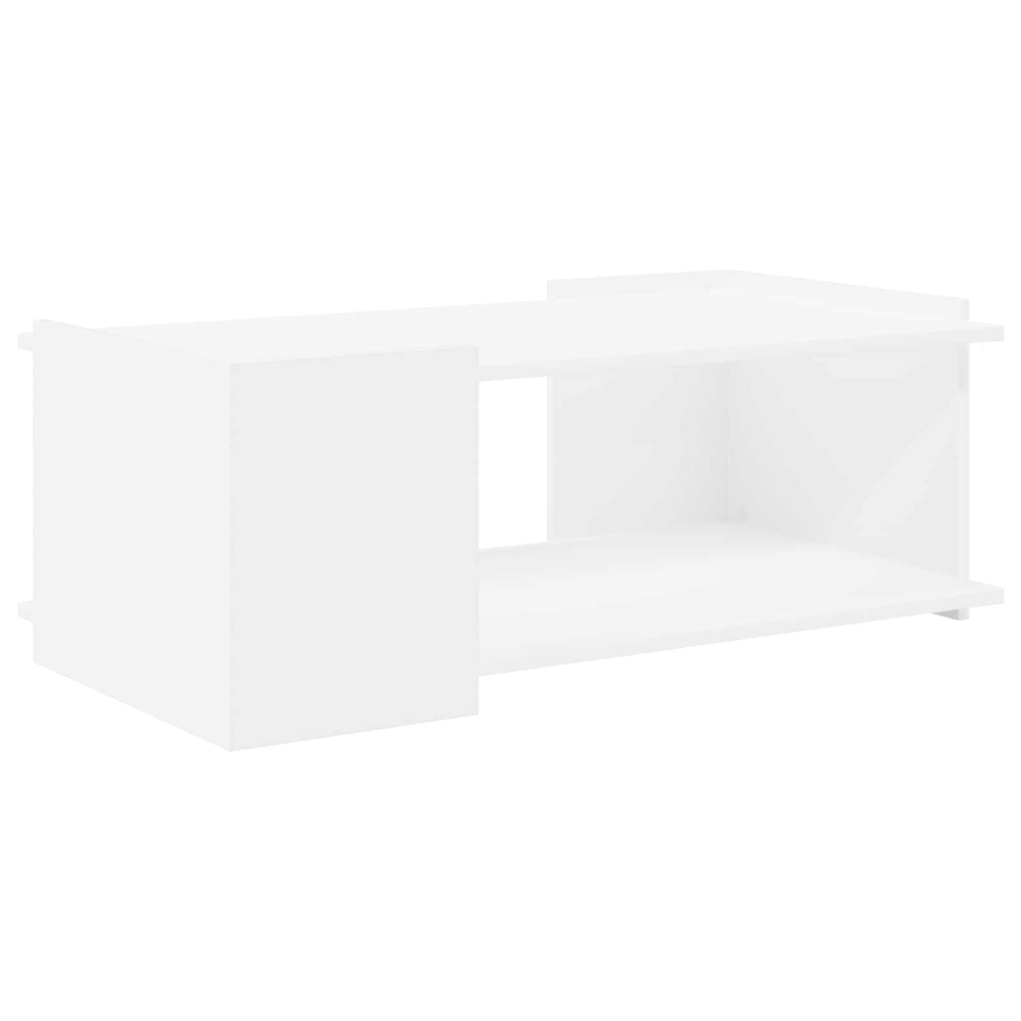 Tavolino da salotto Bianco 90 x 50 x 33 cm Legno ingegnerizzato