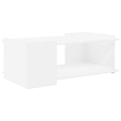 Tavolino da salotto Bianco 90 x 50 x 33 cm Legno ingegnerizzato