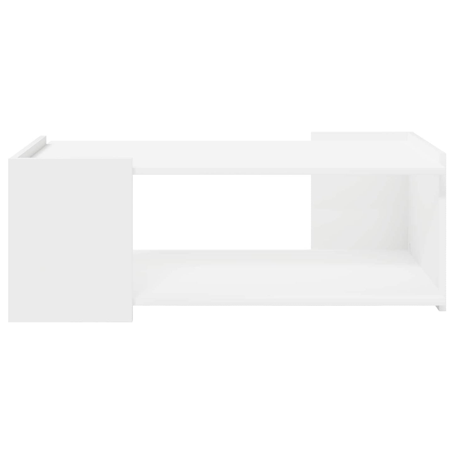Tavolino da salotto Bianco 90 x 50 x 33 cm Legno ingegnerizzato