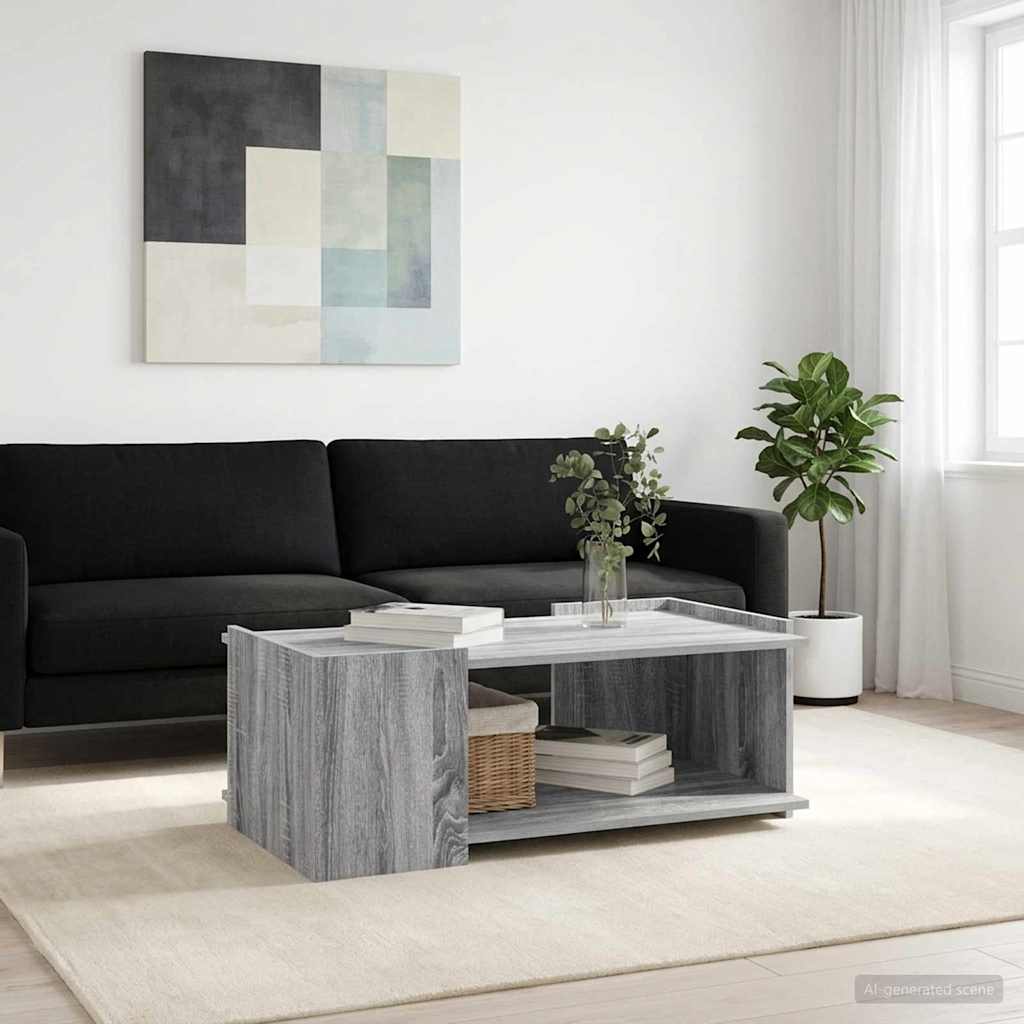 Tavolino da salotto Grigio Sonoma 90 x 50 x 33 cm | homemem39