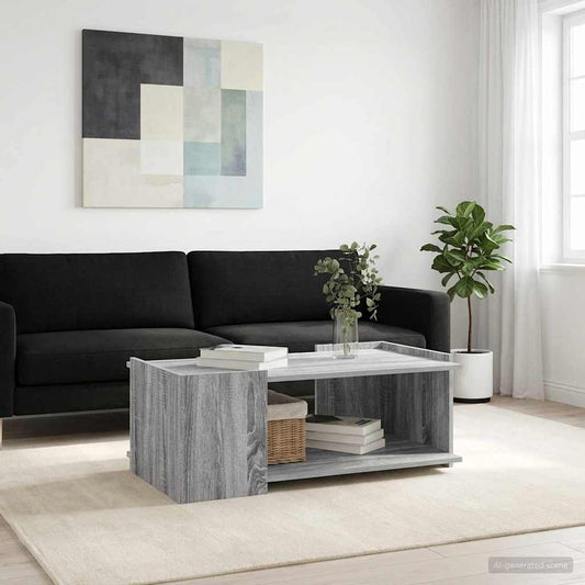 Tavolino da salotto Grigio Sonoma 90 x 50 x 33 cm | homemem39