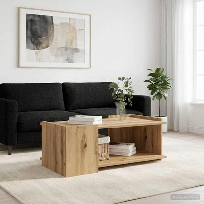 Tavolino da salotto Rovere Artigianale 90 x 50 x 33 cm | homemem39