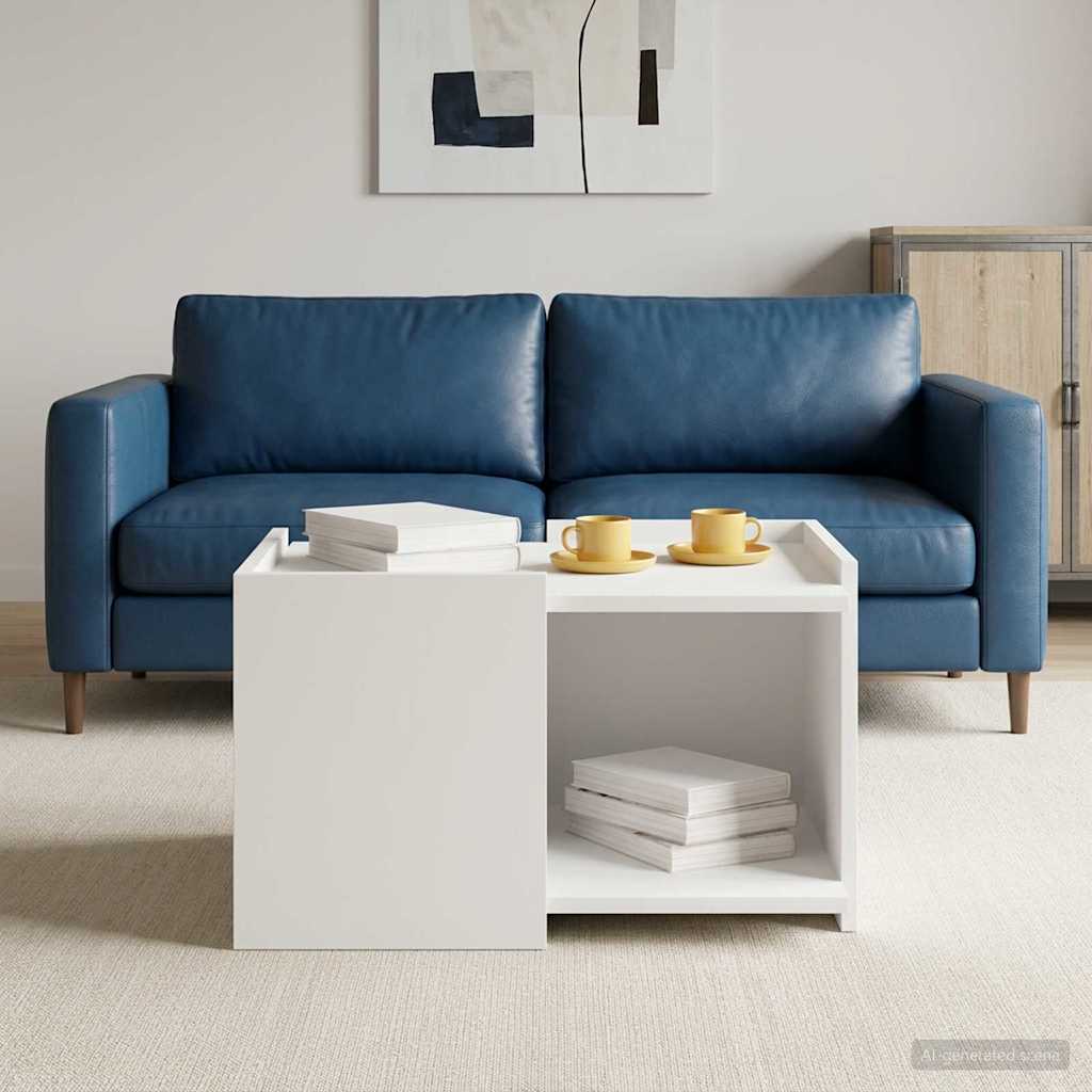 Tavolino da salotto Bianco 50,5 x 50 x 33 cm