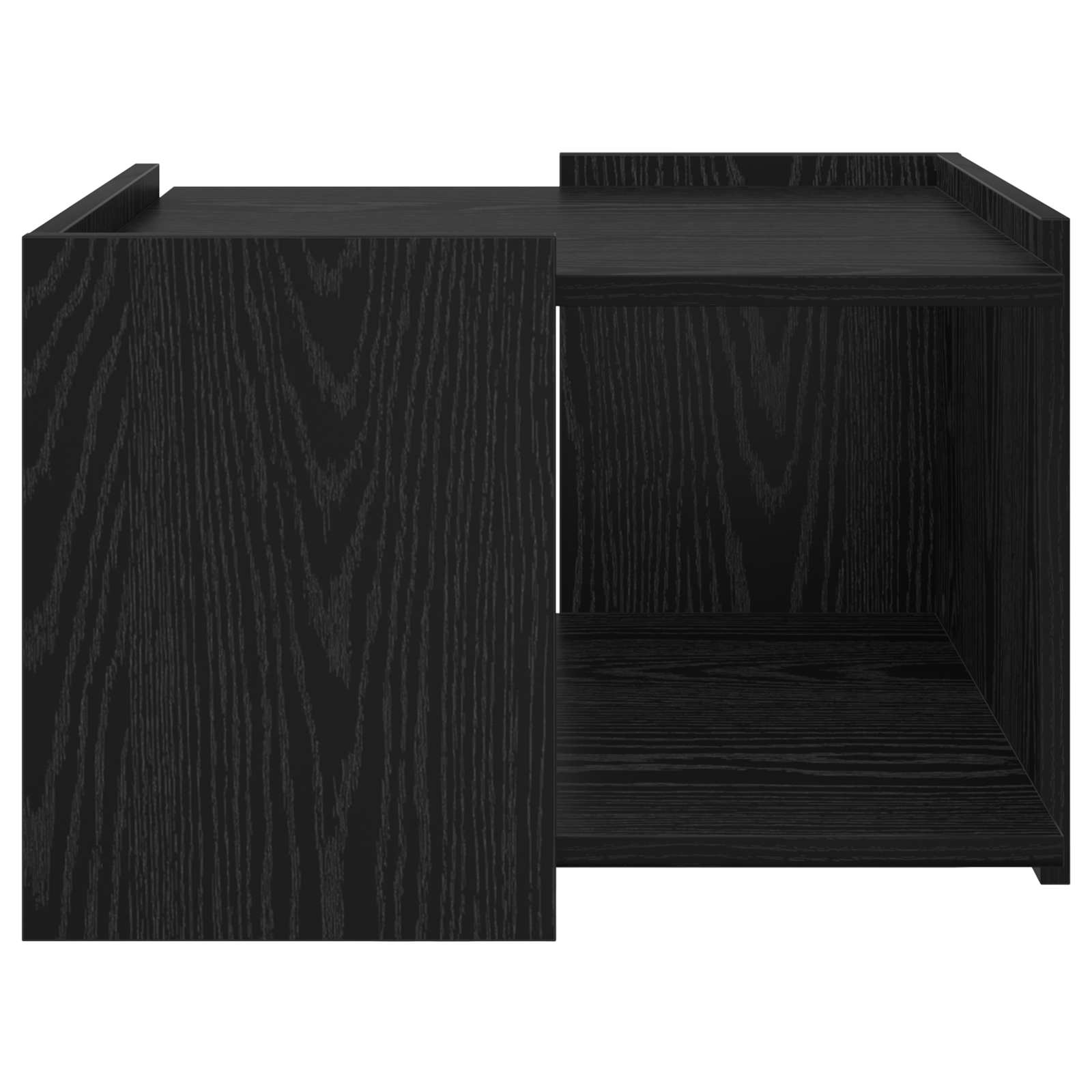 Tavolino da salotto Rovere Nero 50,5 x 50 x 33 cm | homemem39