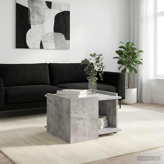 Tavolino da salotto Grigio Cemento 50,5 x 50 x 33 cm