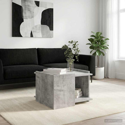 Tavolino da salotto Grigio Cemento 50,5 x 50 x 33 cm