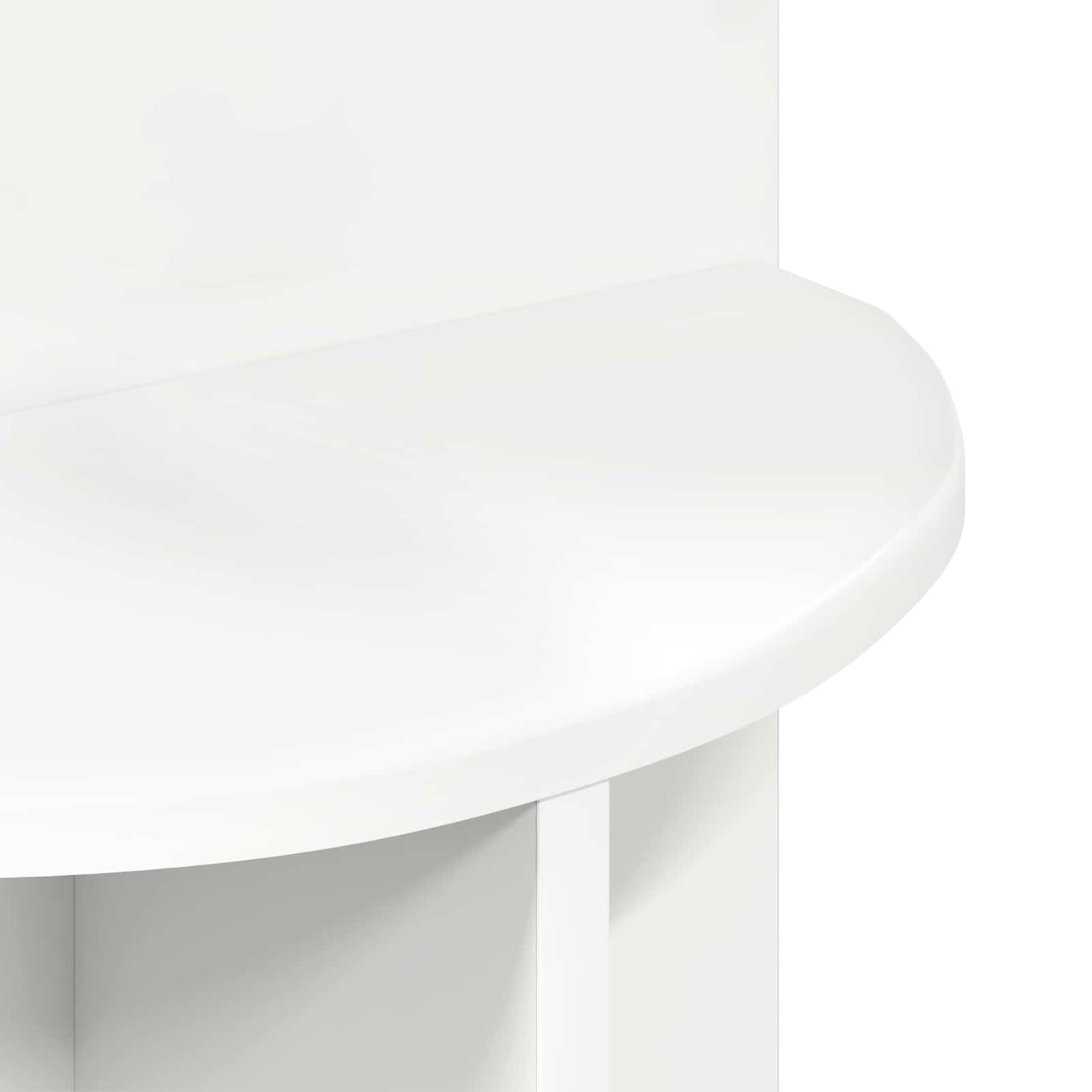 Tavolo laterale Bianco Ø 39,5 x 55 cm Legno ingegnerizzato