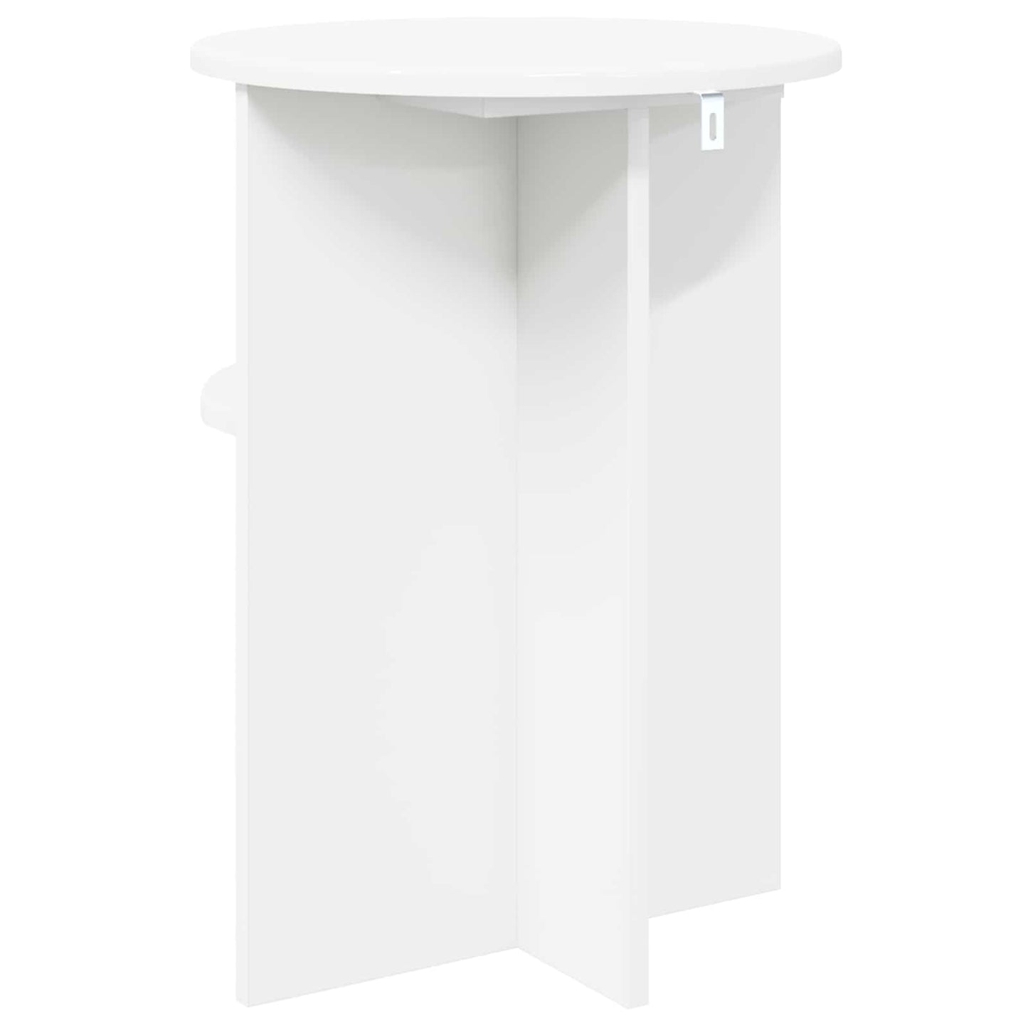 Tavolo laterale Bianco Ø 39,5 x 55 cm Legno ingegnerizzato
