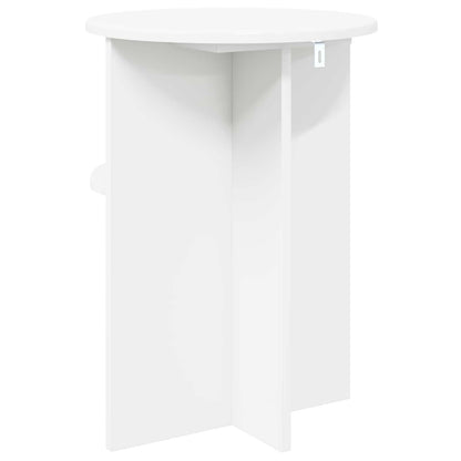 Tavolo laterale Bianco Ø 39,5 x 55 cm Legno ingegnerizzato