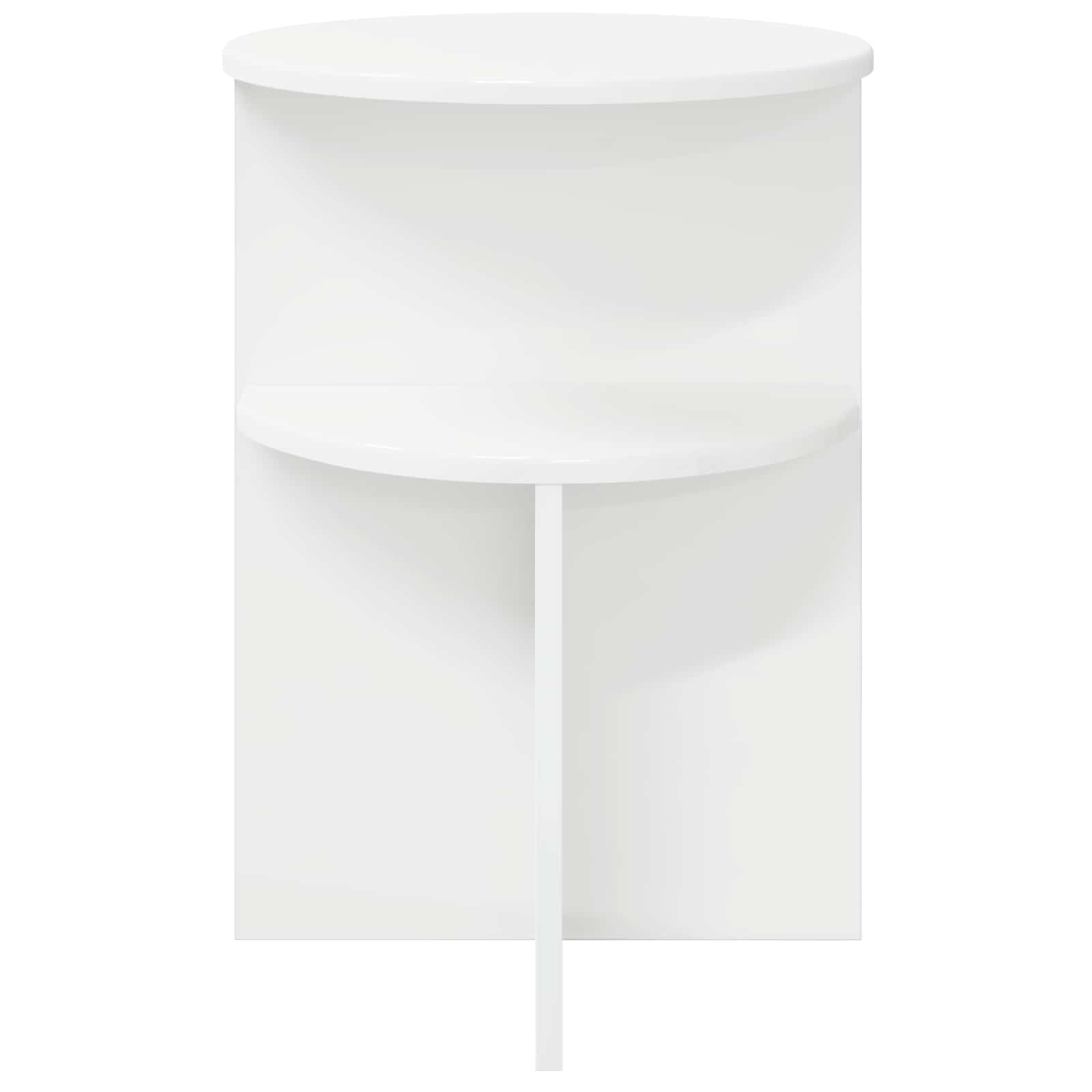 Tavolo laterale Bianco Ø 39,5 x 55 cm Legno ingegnerizzato | homemem39