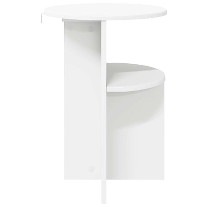 Tavolo laterale Bianco Ø 39,5 x 55 cm Legno ingegnerizzato