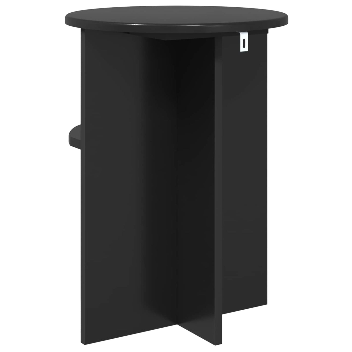 Tavolo laterale Rovere Nero Ø 39,5 x 55 cm Legno ingegnerizzato | homemem39