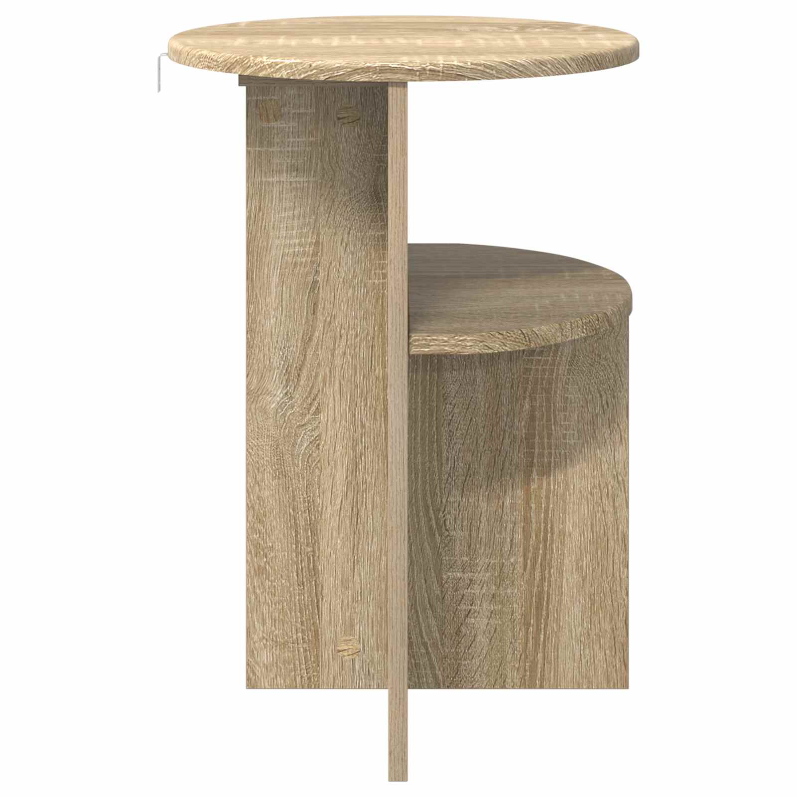 Tavolo laterale con archiviazione Rovere Sonoma Ø 39,5 x 55 cm | homemem39
