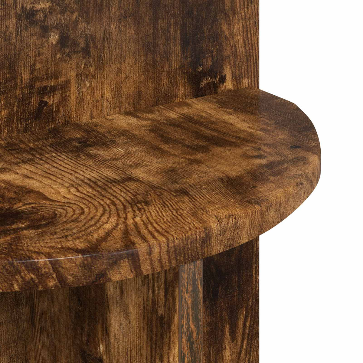 Tavolo laterale Rovere Fumo Ø 39,5 x 55 cm Legno ingegnerizzato