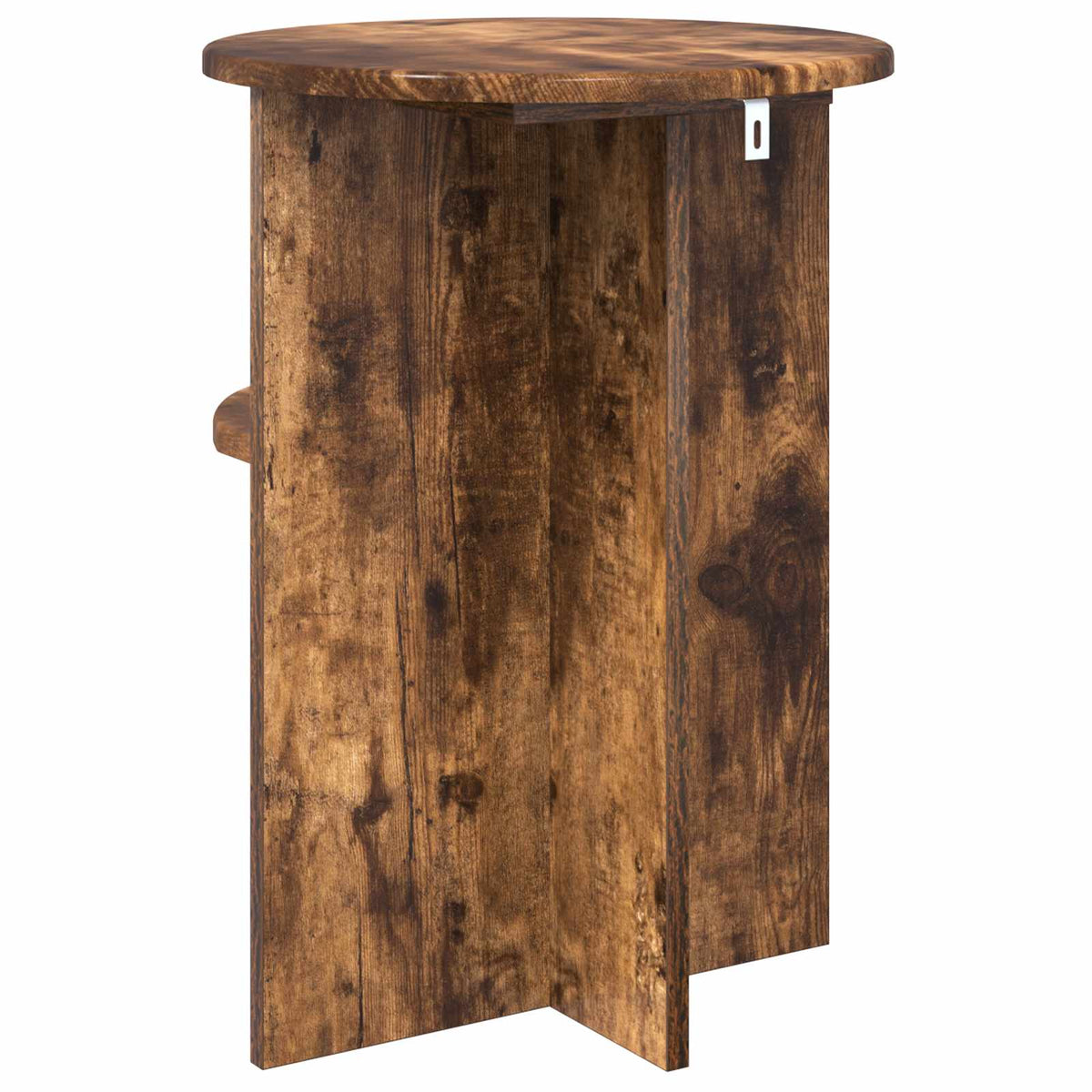 Tavolo laterale Rovere Fumo Ø 39,5 x 55 cm Legno ingegnerizzato