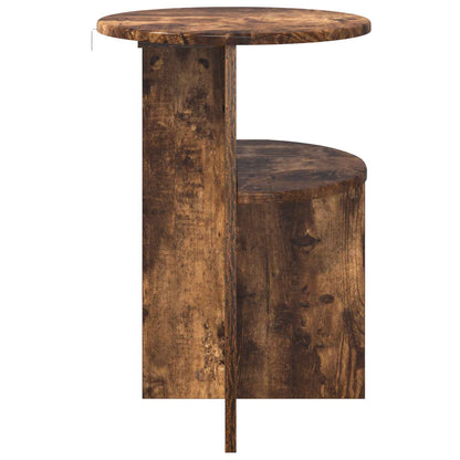 Tavolo laterale Rovere Fumo Ø 39,5 x 55 cm Legno ingegnerizzato