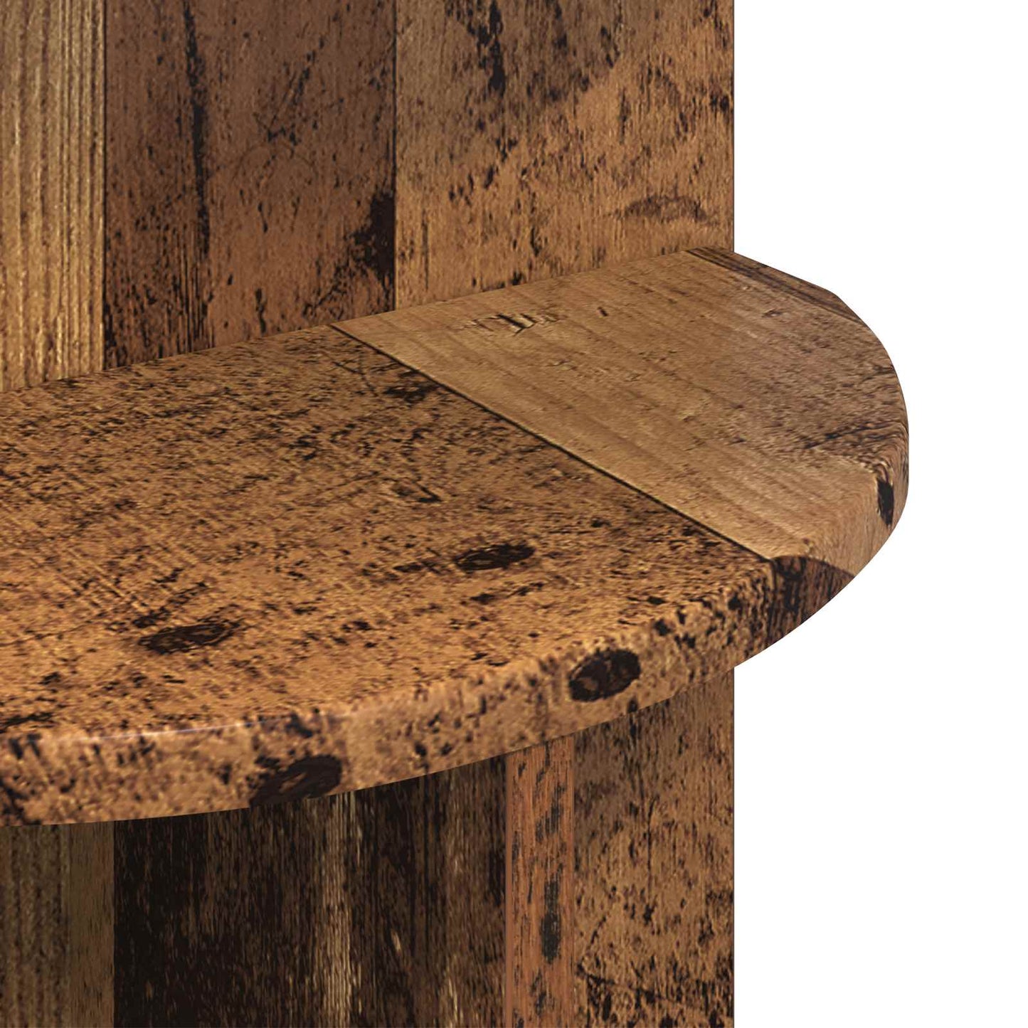 Tavolo laterale con archiviazione Legno antico Ø 39,5 x 55 cm | homemem39