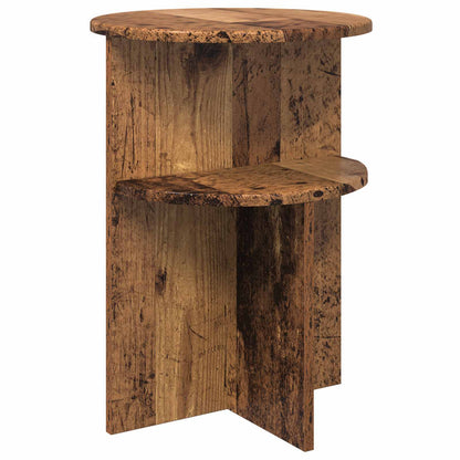Tavolo laterale con archiviazione Legno antico Ø 39,5 x 55 cm | homemem39