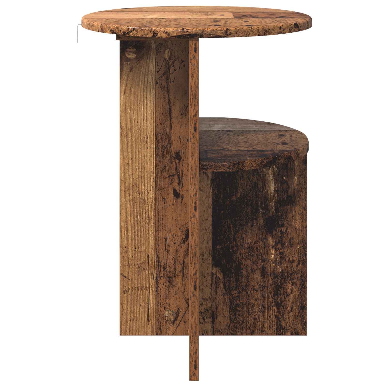Tavolo laterale con archiviazione Legno antico Ø 39,5 x 55 cm | homemem39