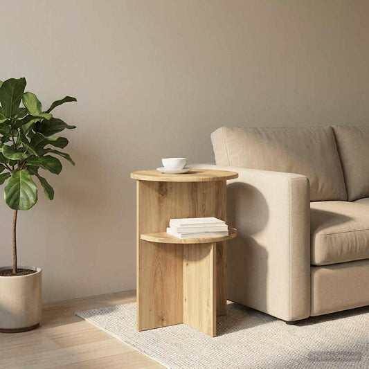 Tavolo laterale Rovere Artigianale Ø 39,5 x 55 cm | homemem39