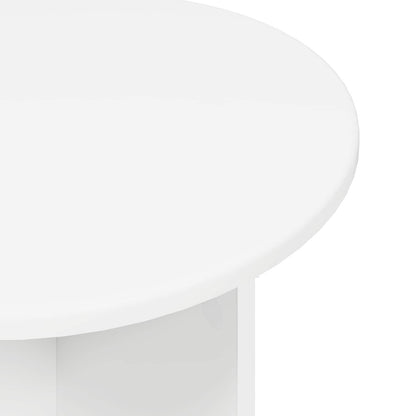 Set tavolini 2 pz Bianco Ø 45 x 35 cm Legno ingegnerizzato