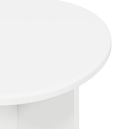 Set tavolini 2 pcs Bianco Lucido Legno ingegnerizzato | homemem39
